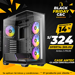 BLACK FRIDAY C&C COMPUTER CASE ANTEC C3 ARGB CONSTELLATION BLACK